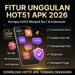 Fitur Unggulan Hot51 APK 2026 yang Bikin Ketagihan | Unlock Room + HD