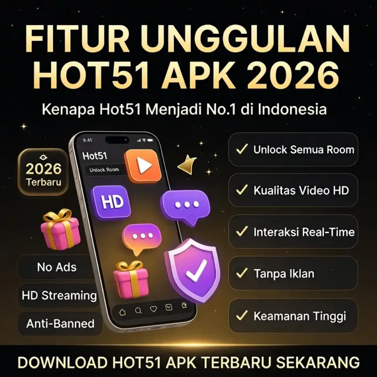 Fitur Unggulan Hot51 APK 2026 yang Bikin Ketagihan | Unlock Room + HD